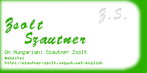 zsolt szautner business card